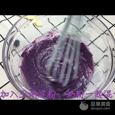 蓝莓溶豆的做法