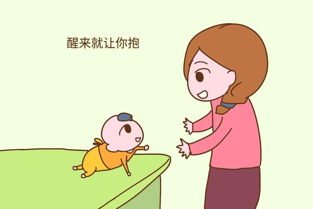 孩子睡醒以后，对你做出这两个小动作，说明他很爱你
