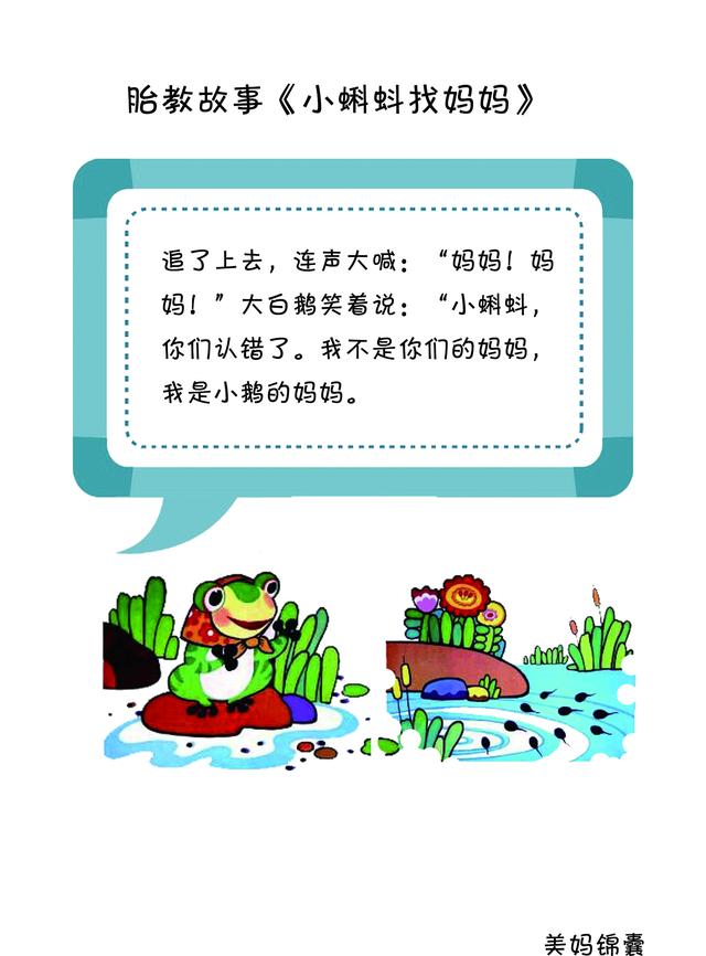 胎教故事之小蝌蚪找妈妈（下）