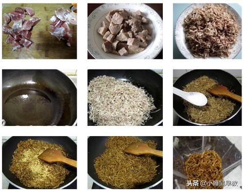 自制宝宝肉松加点芝麻 香酥又蓬松 补钙更健康