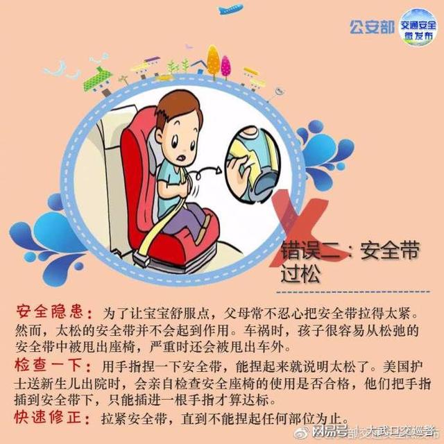 一路平安 正确使用儿童安全座椅
