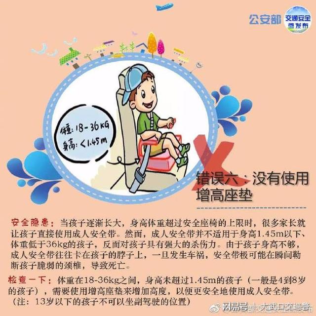 一路平安 正确使用儿童安全座椅