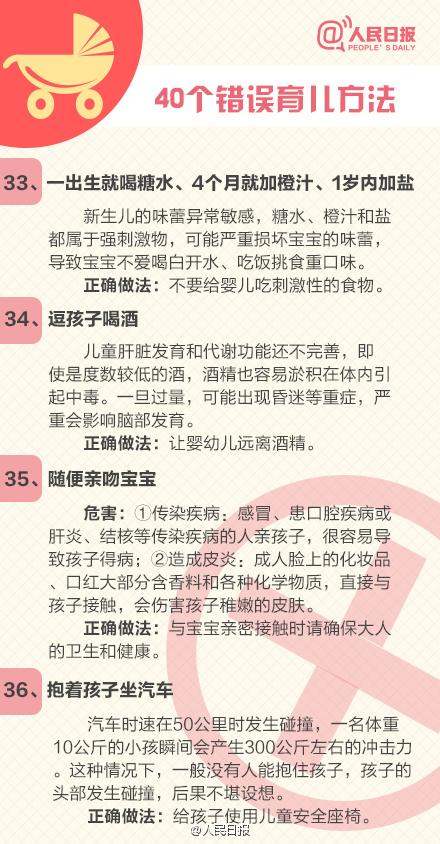 你还在照做吗？《40个错误的民间育儿法》