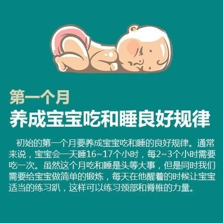 小宝宝从刚出生到满1周岁，期间每个阶段的发育表现
