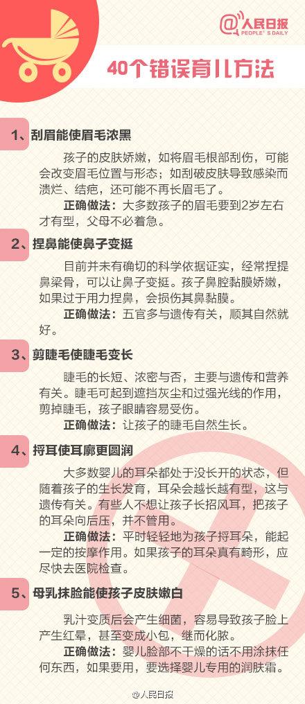 你还在照做吗？《40个错误的民间育儿法》