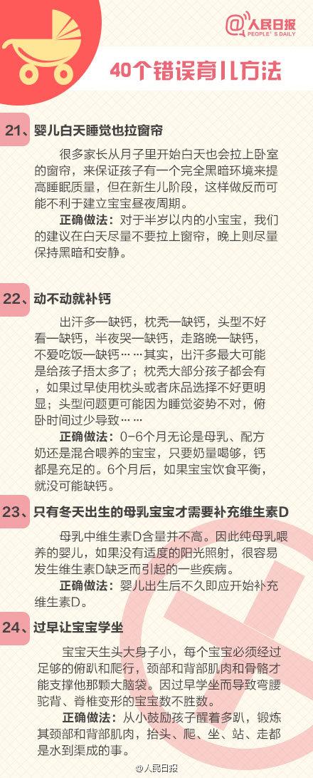 你还在照做吗？《40个错误的民间育儿法》