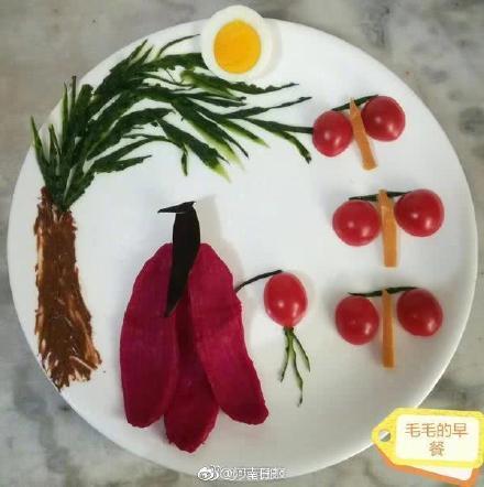 为吸引女儿早起，郑州妈妈3年来把早餐“画成一首诗”！