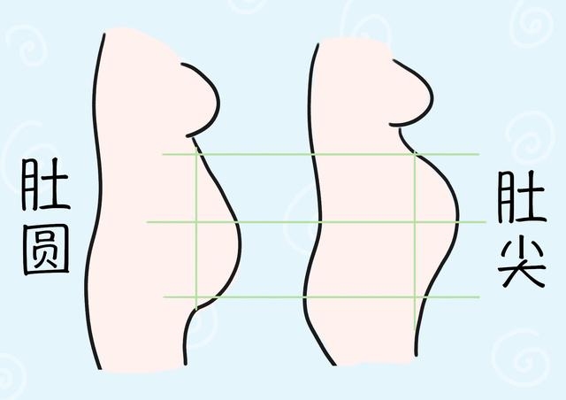 肚子尖生男孩，肚子圆生女孩？无稽之谈！孕肚形状和四方面有关！