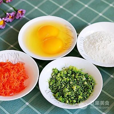 #精品菜谱挑战赛#西兰花胡萝卜蛋饼?????宝宝辅食