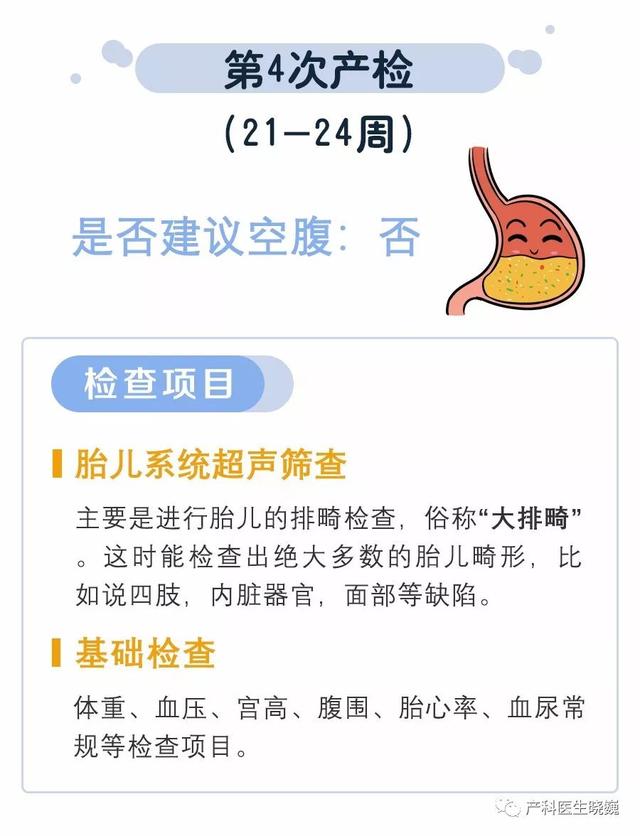 图解产检项目及时间表，快收藏吧！