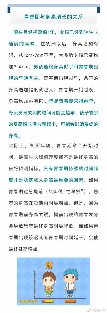 不让孩子的身高输在青春期，家长需要知道……