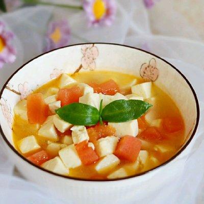 #春季食材大比拼#西红柿豆腐汤?宝宝辅食