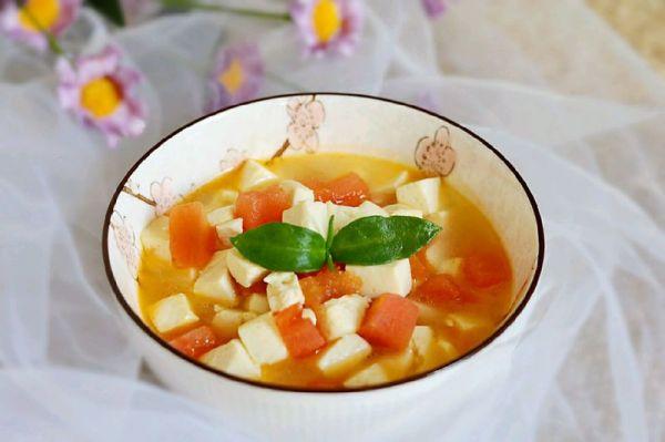 #春季食材大比拼#西红柿豆腐汤?宝宝辅食