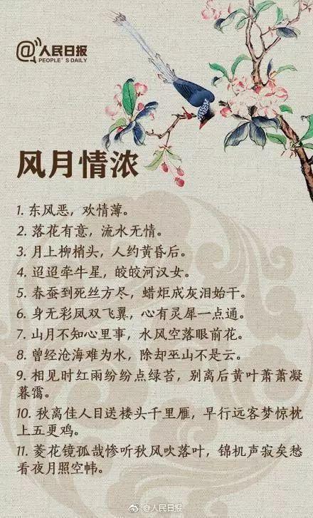 人民日报整理的140句对偶佳句，中华文化博大精深啊！让孩子学学