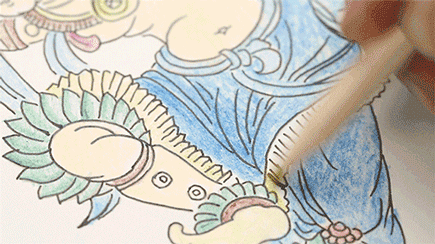 生活重重压力，绘画是一种高雅的反击