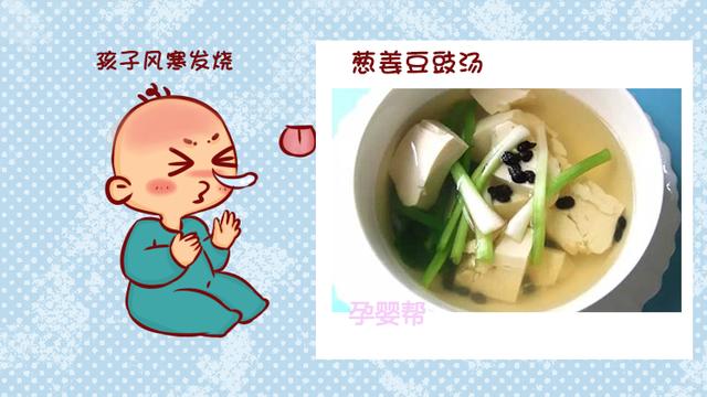 孩子发烧先别急着吃药，分清种类，这几份食谱也很管用