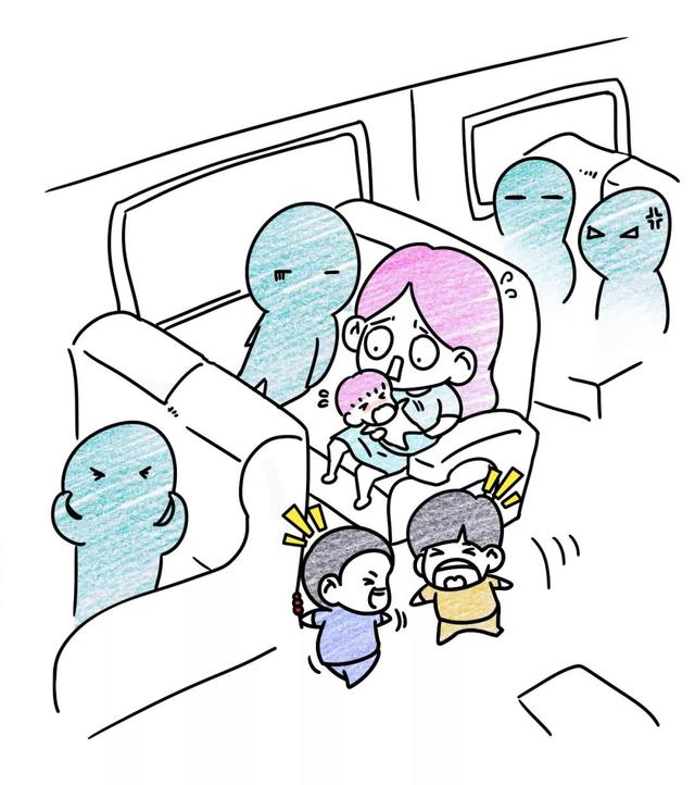 “回家的高铁上，我被熊孩子包围了”