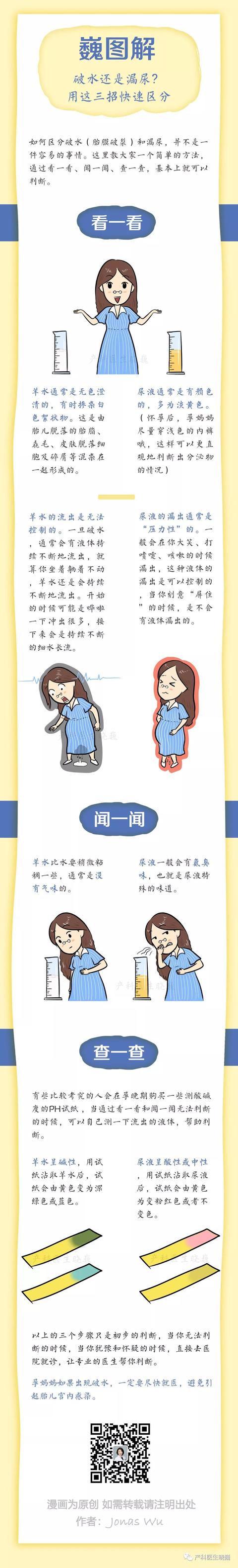破水还是漏尿，用这三招快速区分！