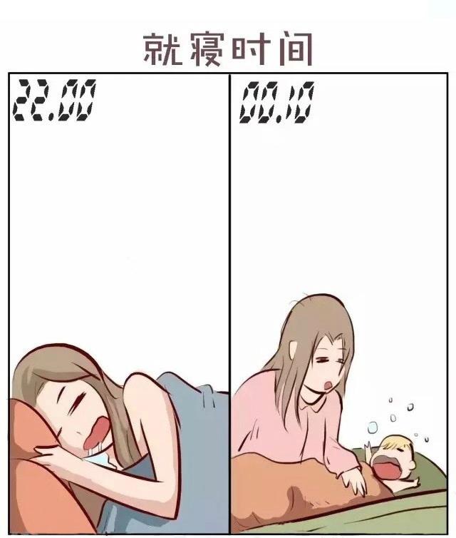 扎心了，这就是当妈前和当妈后的区别，每一幅画都是真实反映