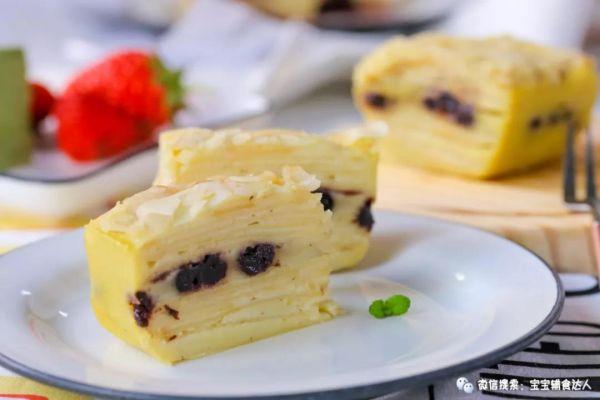 简单美味，苹果蓝莓千层蛋糕 宝宝辅食食谱走起！