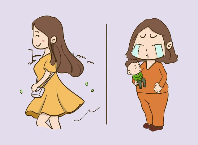 宝妈带娃和不带娃的区别，每一条都很现实