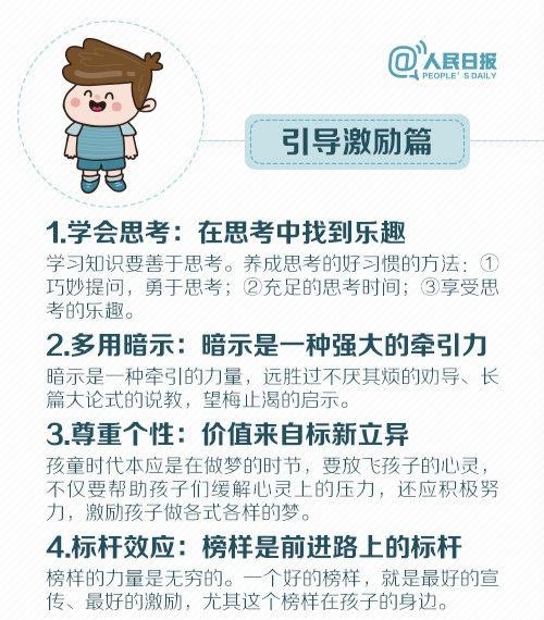 好孩子都是激励出来的！父母应知的40个培养细节（必读好文）