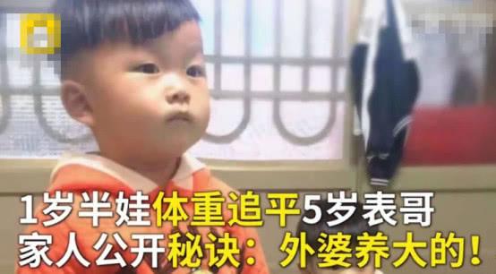 1岁半孩子体重追平5岁半表哥，是因为外婆每天给他喝三碗鱼汤粥