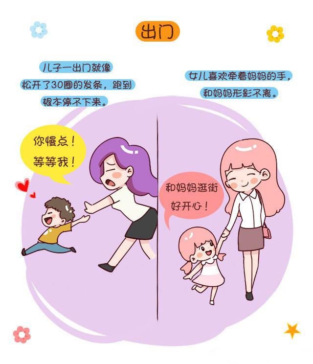 养儿子和养女儿的区别，戳中你的心了吗？