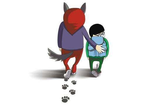 5岁孩子遭遇人贩子，孩子急中生智，人贩子丢下孩子就跑了