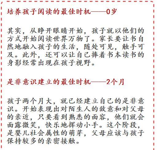 【积极父母成长工具】孩子高效成长工具--32个成长黄金期
