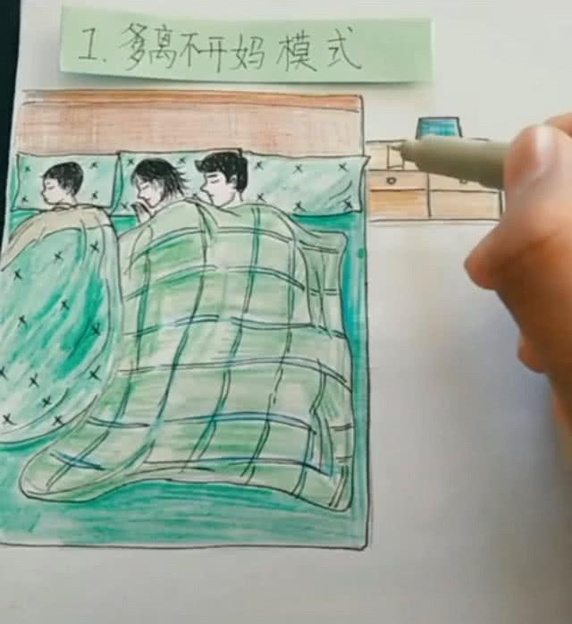 有了孩子以后你家是什么睡觉模式呀