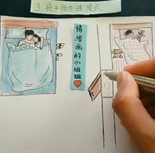 有了孩子以后你家是什么睡觉模式呀