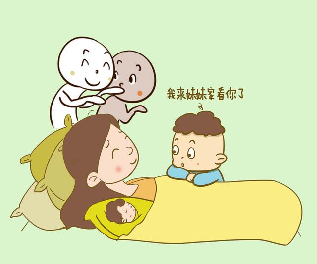 产妇生完二胎后，这个大宝的举动让人动容