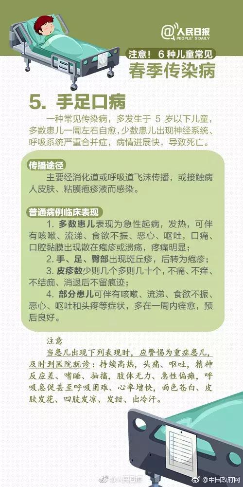 儿童常见春季传染病，9图教你防患于未然，快为孩子收藏