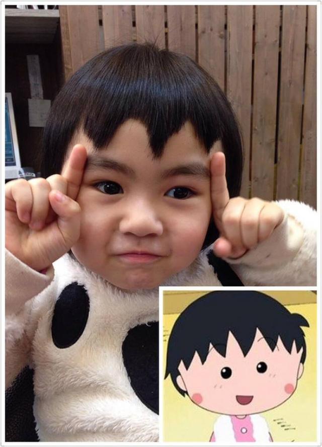 女儿坚持要剪「电视上的小丸子头」 妈妈帮圆梦笑疯…