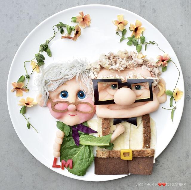 为让孩子健康饮食 外国辣妈做百种卡通造型餐