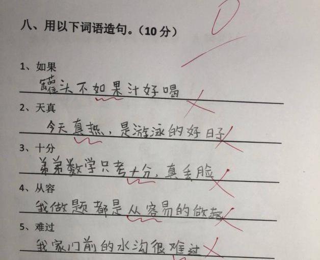 小学生造句”天马行空“，父母哭笑不得，老师：孩子天赋不错啊