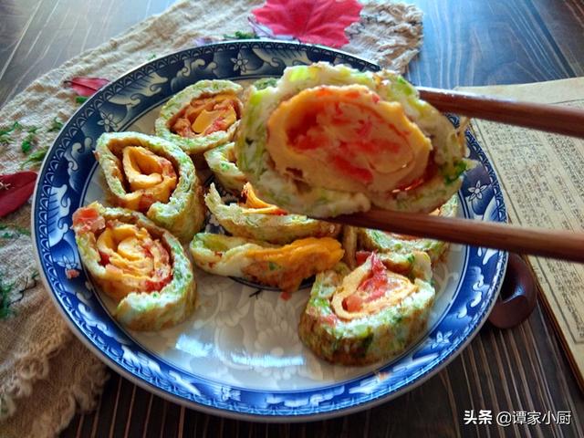 1个番茄4个鸡蛋，早起5分钟给孩子做个营养早餐饼，做法超简单！