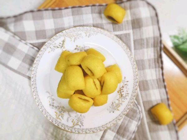 南瓜夹心小馒头：宝宝辅食营养食谱菜谱