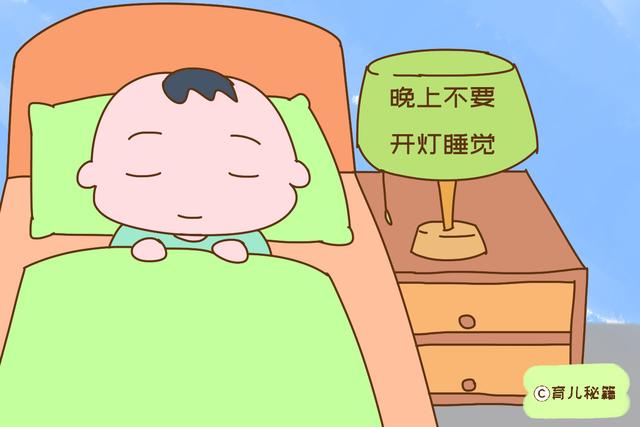 宝宝晚上开灯睡，睡不好还长不高，小夜灯使用要合理