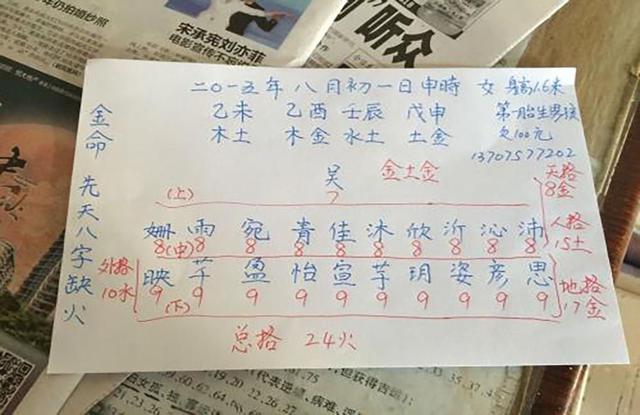 派出所看到这个名字都表示为难，孩子名字太“生僻”是坑娃