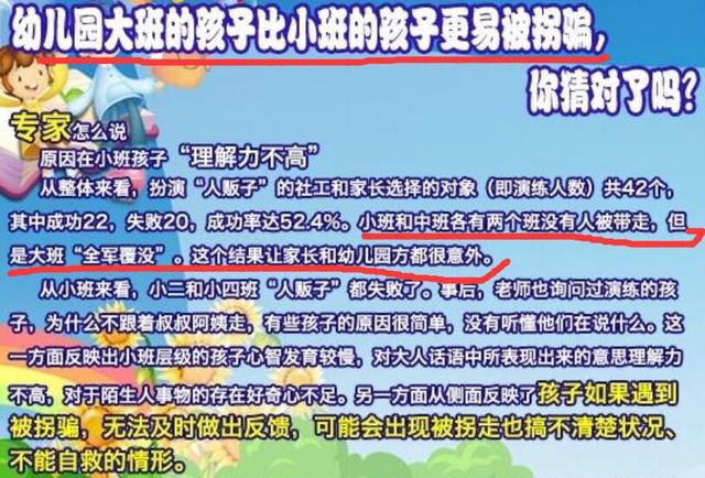 幼儿园大中小班，为啥大班的孩子更容易被拐？4个优势逆转成劣势