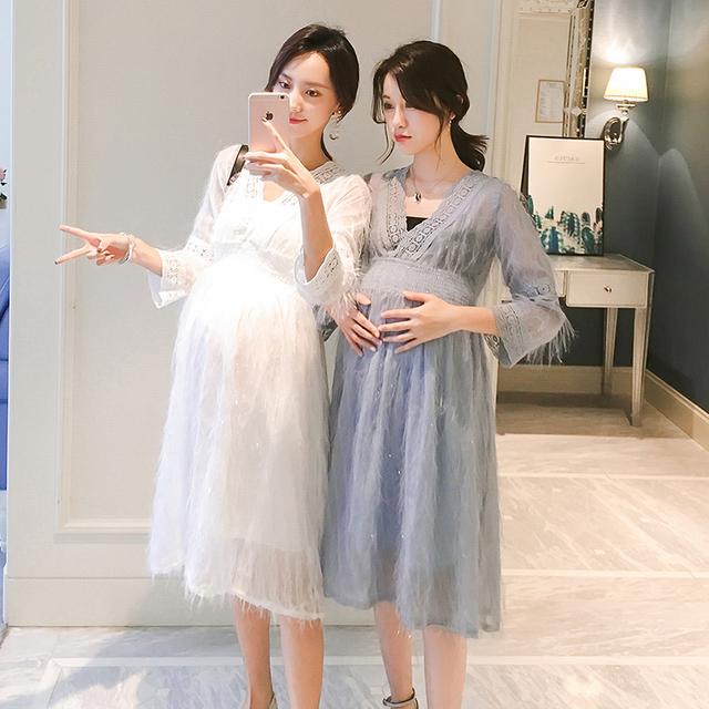 谁说孕妇不能美美的，几款今年新上的孕妇装，让你做个精致准妈妈