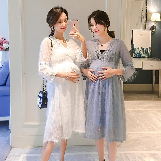 谁说孕妇不能美美的，几款今年新上的孕妇装，让你做个精致准妈妈