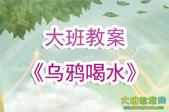 幼儿园大班教案《乌鸦喝水》