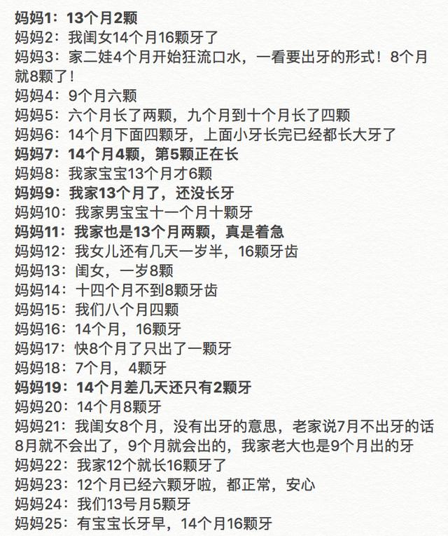 14个月宝宝长出4颗牙，这些因素影响宝宝出牙，宝妈这样做最好