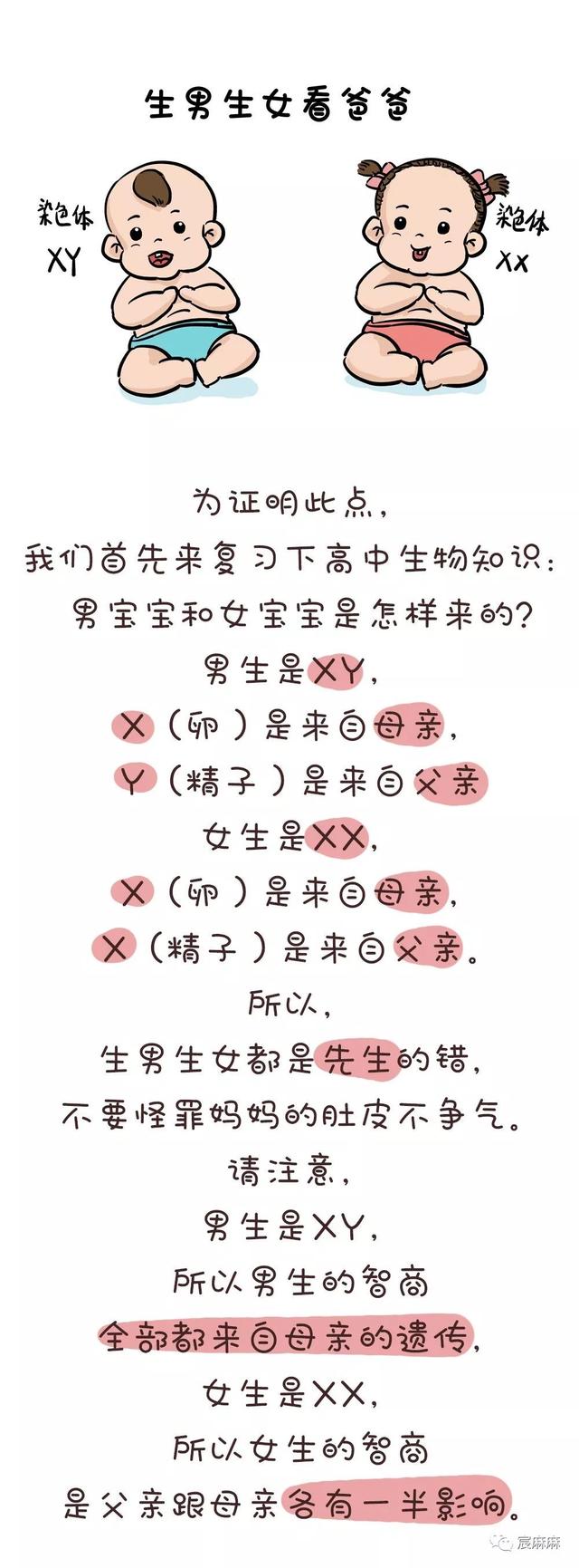 夫妻俩谁的基因决定了孩子的智商和相貌？太准了
