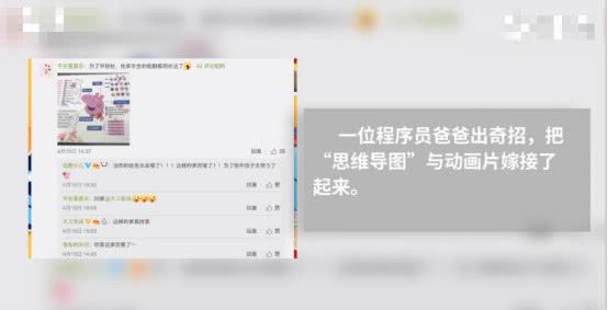 程序员老爸给小猪佩奇做思维导图，谈到背后意图时网友泪目了