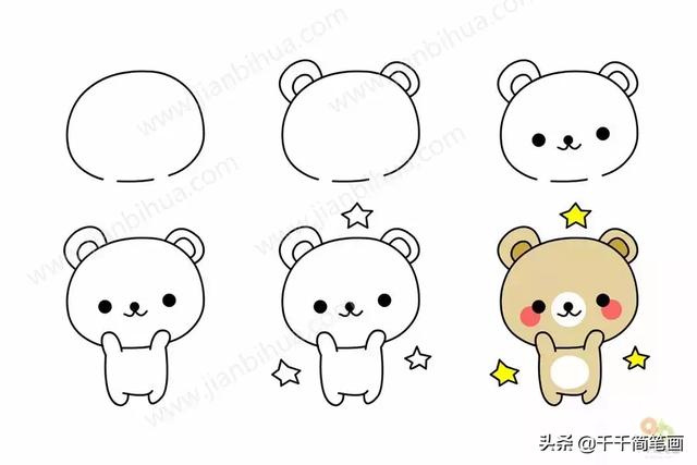 幼儿园动物范画，孩子临摹必备！