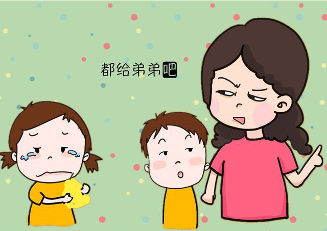 一个炸鸡腿，弟弟吃得香姐姐看着馋，重男轻女的家庭迟早会后悔！
